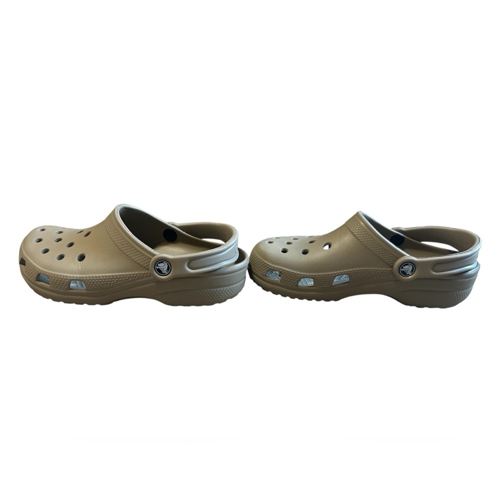 Crocs Classic Clogs Tan Khaki Size 7 Women / 5 Men EUC - Picture 6 of 12